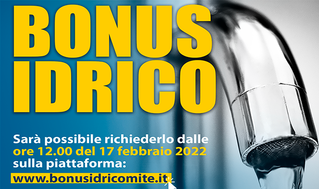  Rotelli: Bonus idrico, al via la piattaforma per le richieste￼