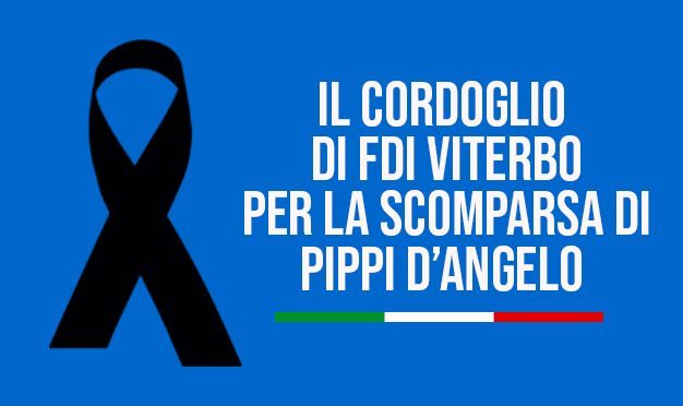 Cordoglio per la scomparsa di Pippi D’Angelo