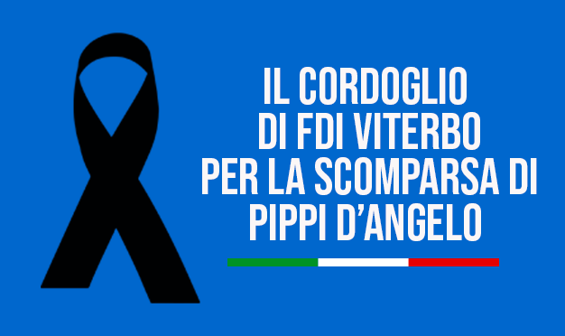  Cordoglio per la scomparsa di Pippi D’Angelo