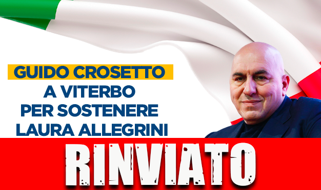  Appuntamento Crosetto Rinviato